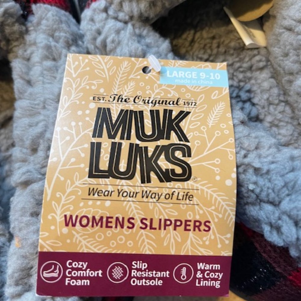 Women's Muk Luks Slippers size Large 9-10 - Picture 3 of 3